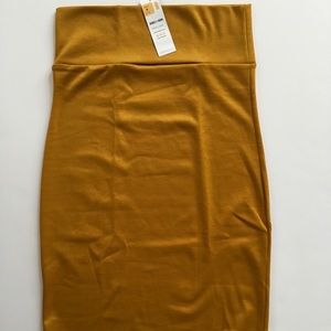 Mustard Yellow pencil skirt